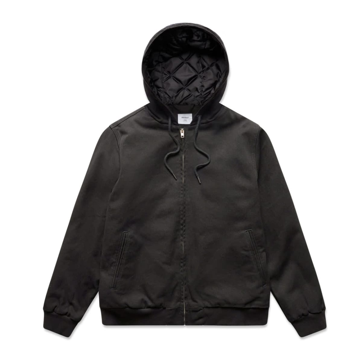 Canvas Bomber Hood Jacket