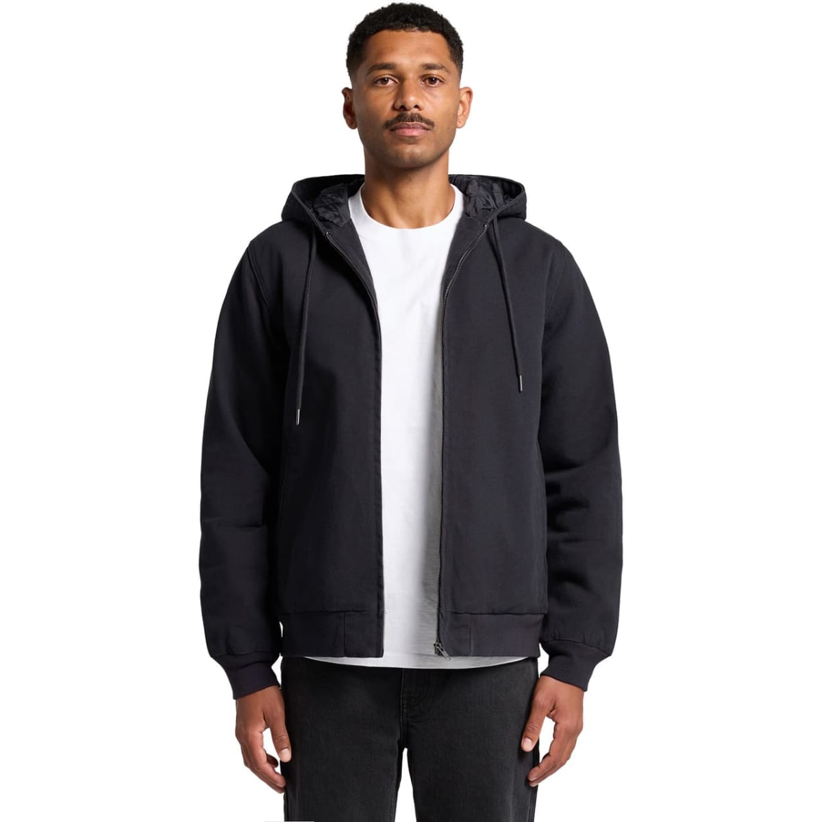 Canvas Bomber Hood Jacket