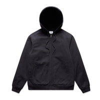 Canvas Bomber Hood Jacket