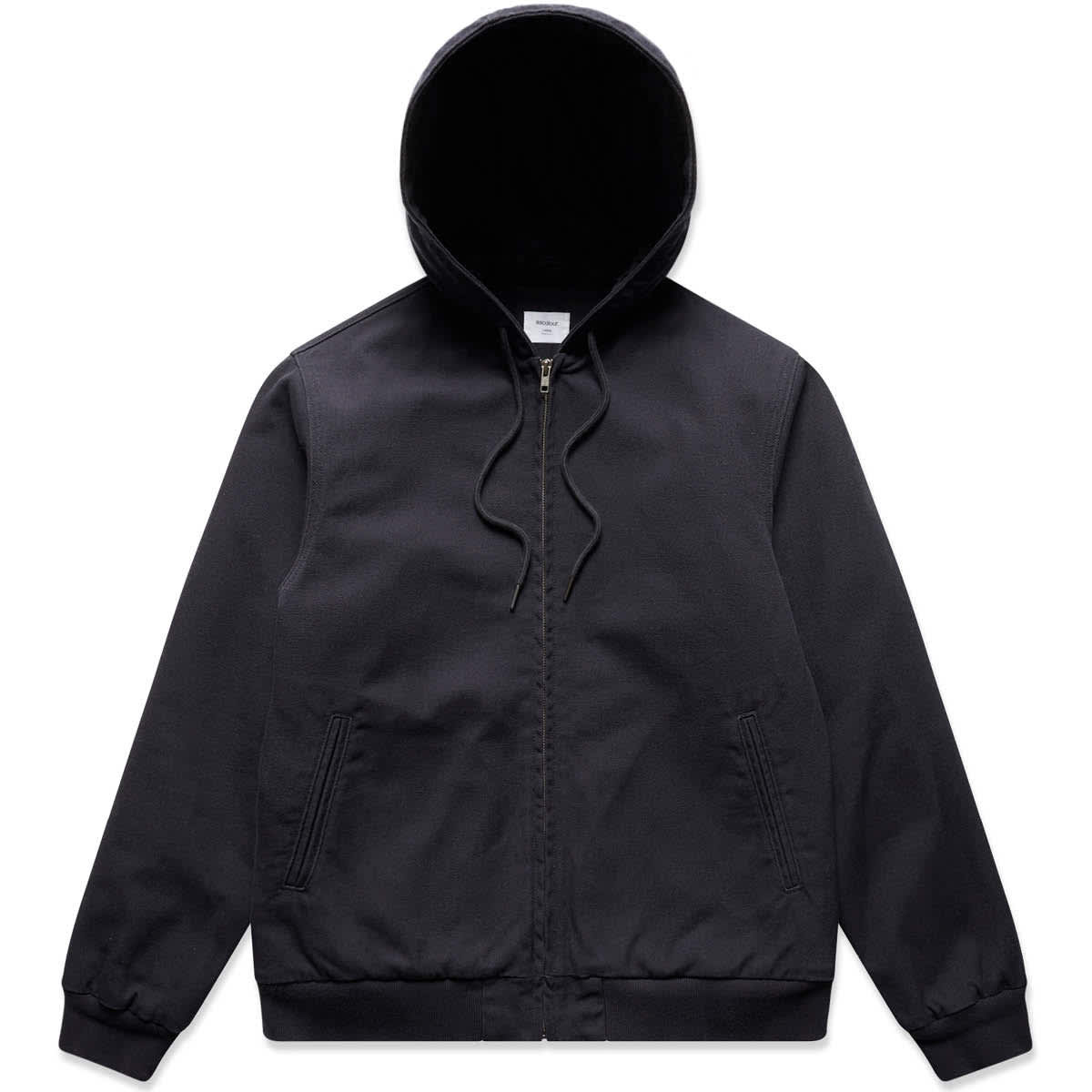Canvas Bomber Hood Jacket