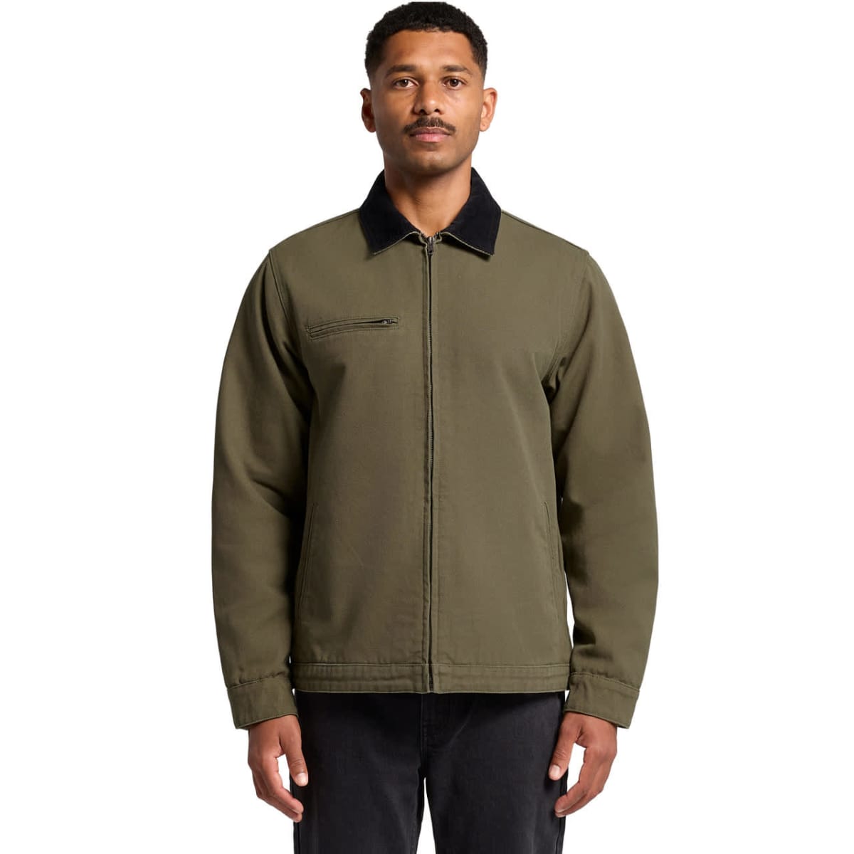Canvas Cord Collar Jacket