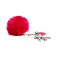 Keyring pom pom fluffy balls