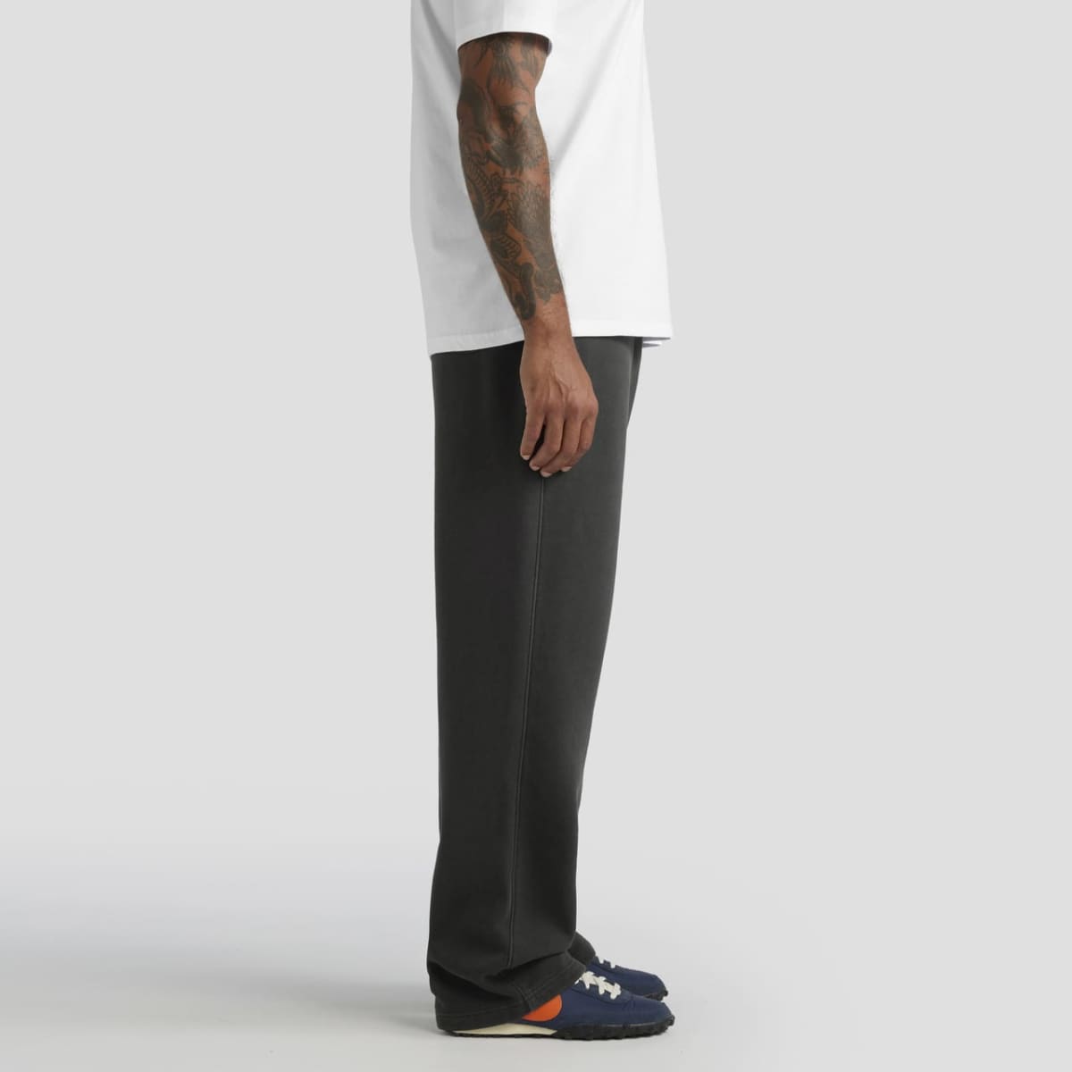 Relax Faded Cuffless Track Pants