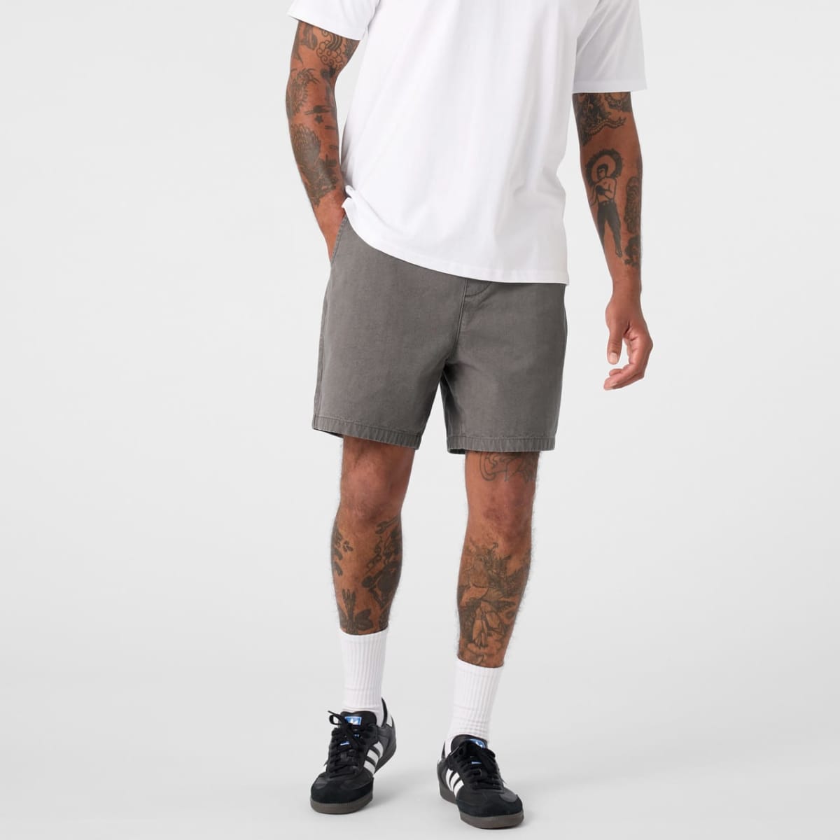 Faded Walk Shorts 18"