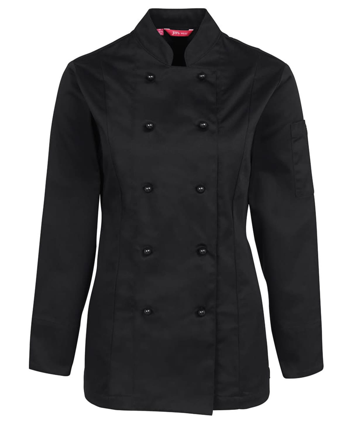 JB's Ladies L/S Chef's Jacket White