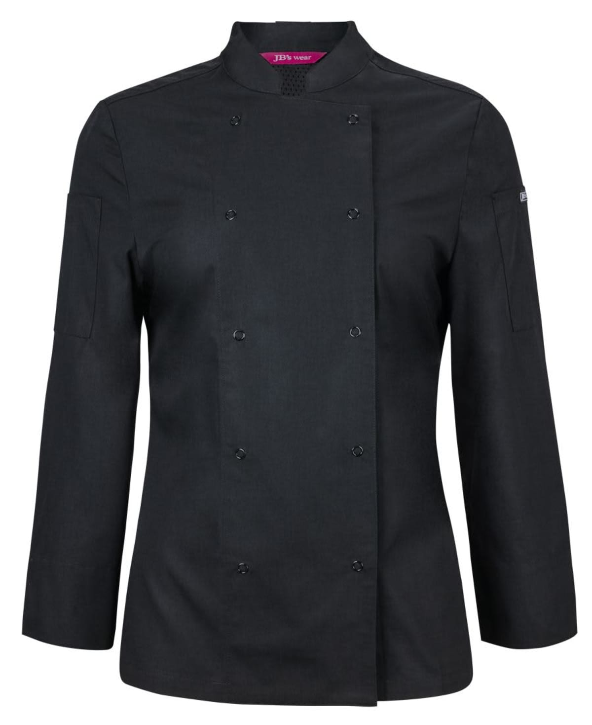 JB's Ladies L/S Snap Button Chefs Jacket