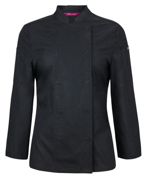 JB's Ladies L/S Snap Button Chefs Jacket