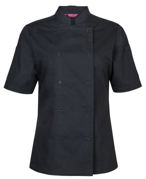JB's Ladies S/S Snap Button Chefs Jacket