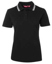 JB's Ladies Chef Polo Black/White