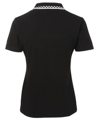 JB's Ladies Chef Polo Black/White