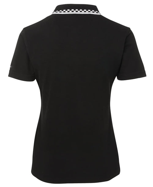 JB's Ladies Chef Polo Black/White