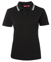 JB's Ladies Chef Polo Black/White