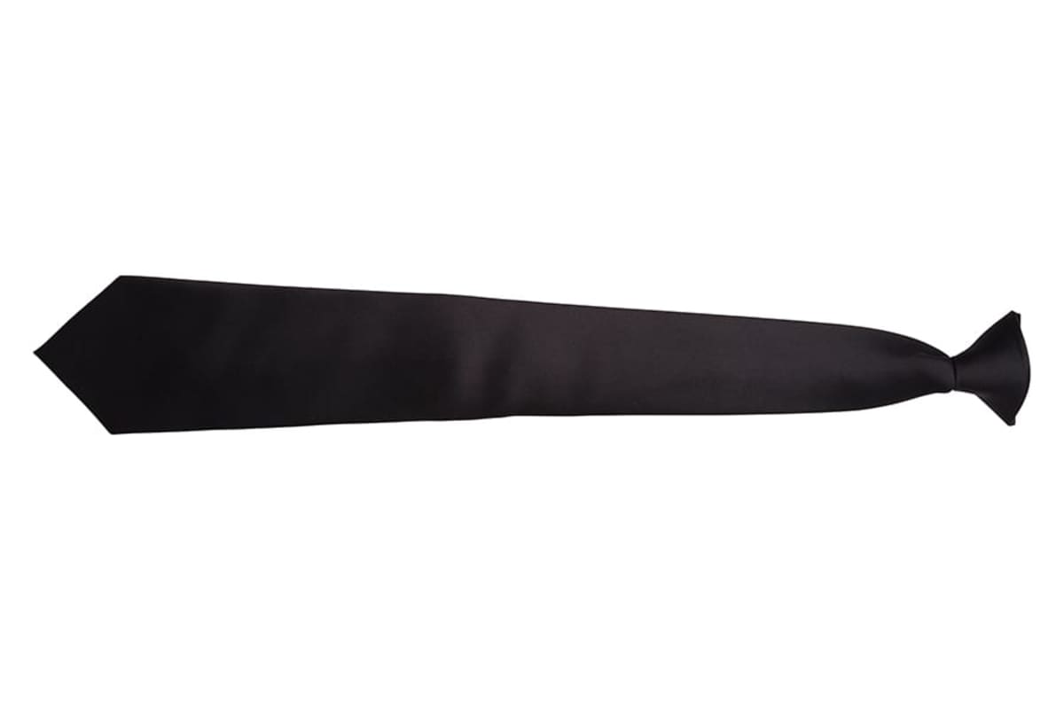 JB's Clip On Tie (5 Pack) Black