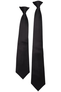JB's Clip On Tie (5 Pack) Black