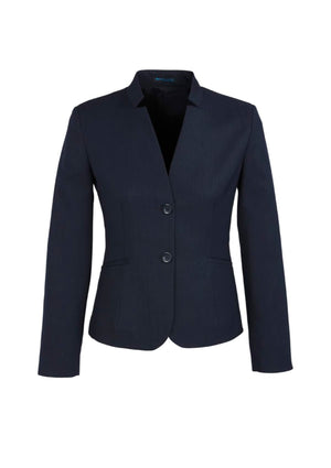 Cool Stretch Womens Short Jacket with Reverse Lapel