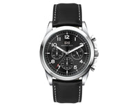 Chrono Unisex Watch, Leather Strap