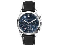 Chrono Unisex Watch, Leather Strap