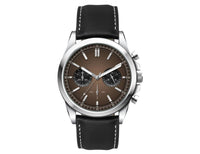 Chrono Unisex Watch, Leather Strap