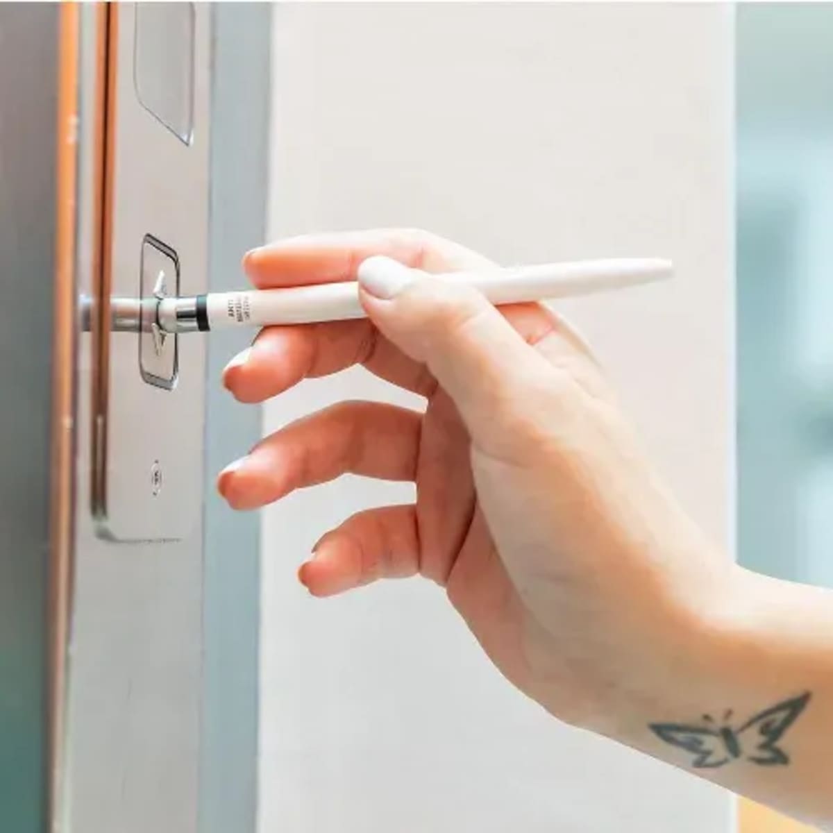Pen plastic with antibacterial coating Verne