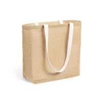 Tote shopping bag Jute with cotton handles