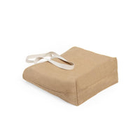 Tote shopping bag Jute with cotton handles