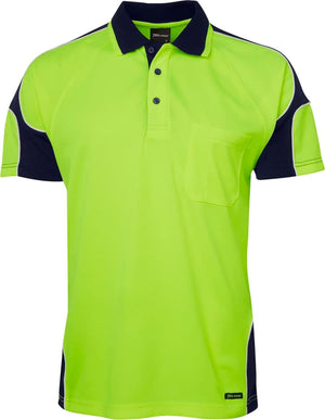 JB's Hi Vis S/S Arm Panel Polo