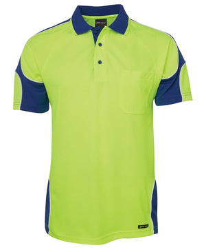 JB's Hi Vis S/S Arm Panel Polo