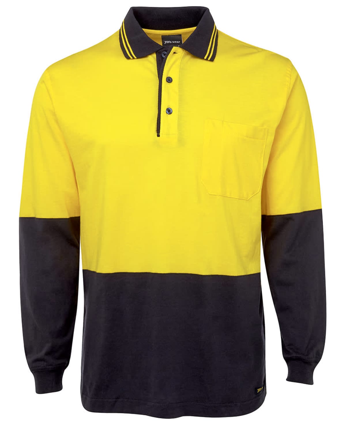 JB's Hi Vis L/S Cotton Polo