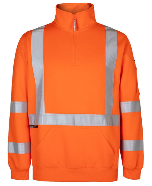 JB's Nsw/Qld Rail (D+N) Xback 1/2 Zip Fleece Orange