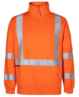 JB's Nsw/Qld Rail (D+N) Xback 1/2 Zip Fleece Orange