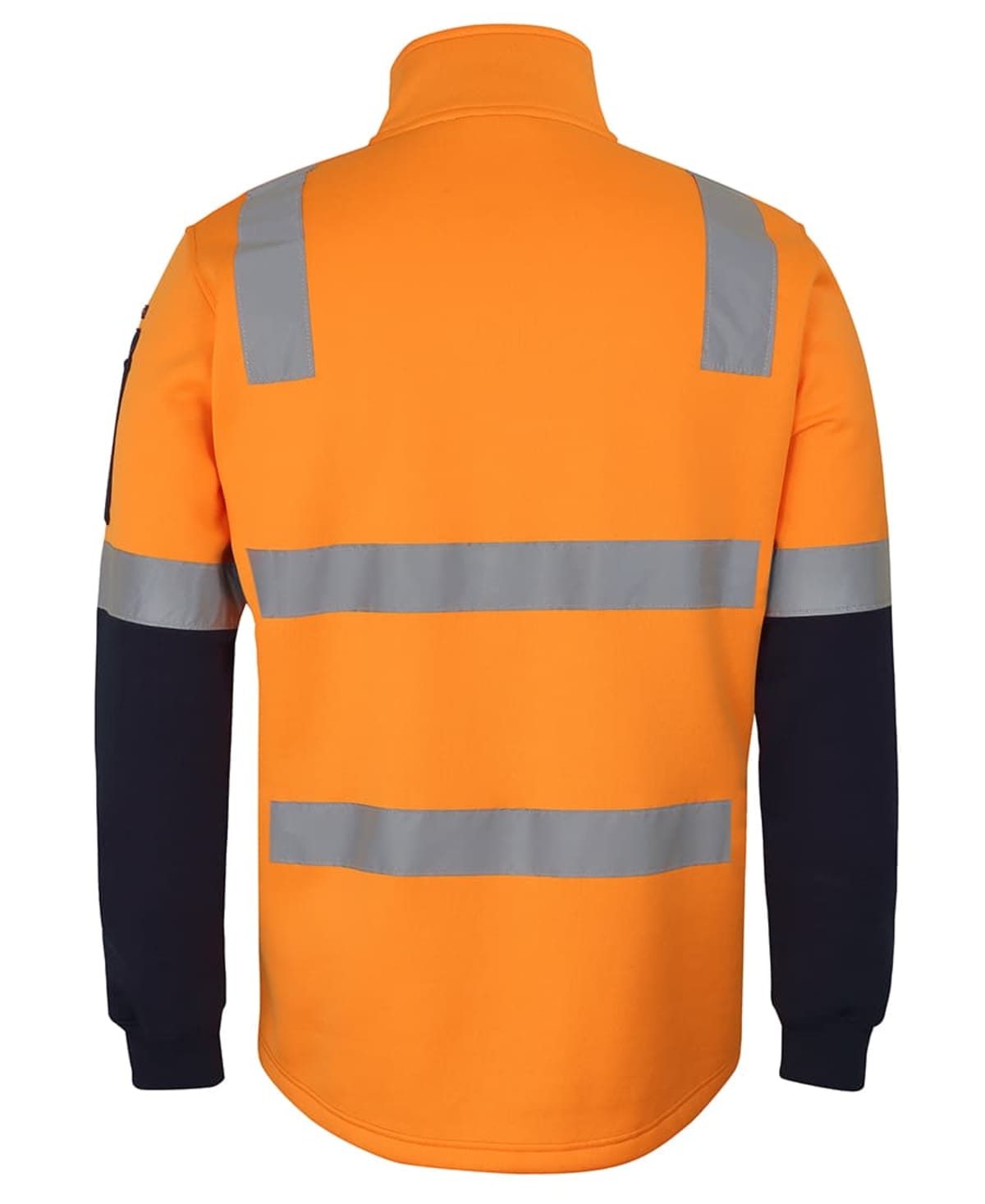 JB's 1/2 Zip Aust. Rail (D+N) Fleece Sweater Orange/Navy