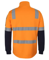 JB's 1/2 Zip Aust. Rail (D+N) Fleece Sweater Orange/Navy