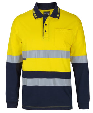 JB's Hi Vis (D+N) L/S Cotton Polo