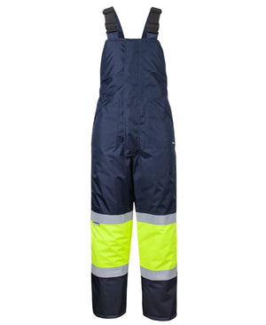 JB's Freezer Bib & Brace With Tape Navy/Lime