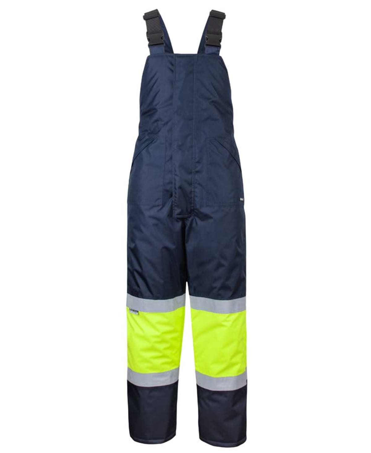 JB's Freezer Bib & Brace With Tape Navy/Lime