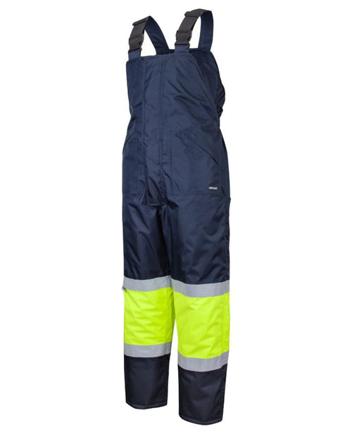 JB's Freezer Bib & Brace With Tape Navy/Lime