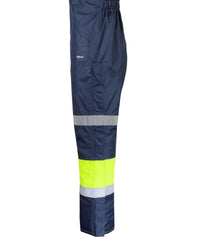 JB's Freezer Bib & Brace With Tape Navy/Lime
