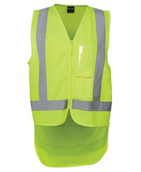 JB's Hv Zip Drop Tail H Pattern (D+N) Vest Lime