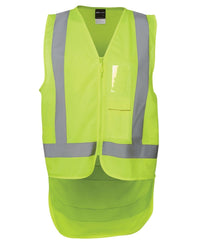 JB's Hv Zip Drop Tail H Pattern (D+N) Vest Lime