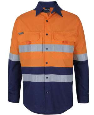 JB's Hi Vis (D+N) Ripstop L/S Fishing Shirt