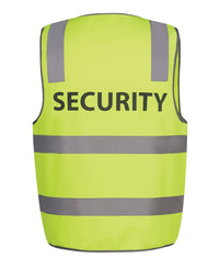 JB's Hv (D+N) Safety Vest Print Security Lime
