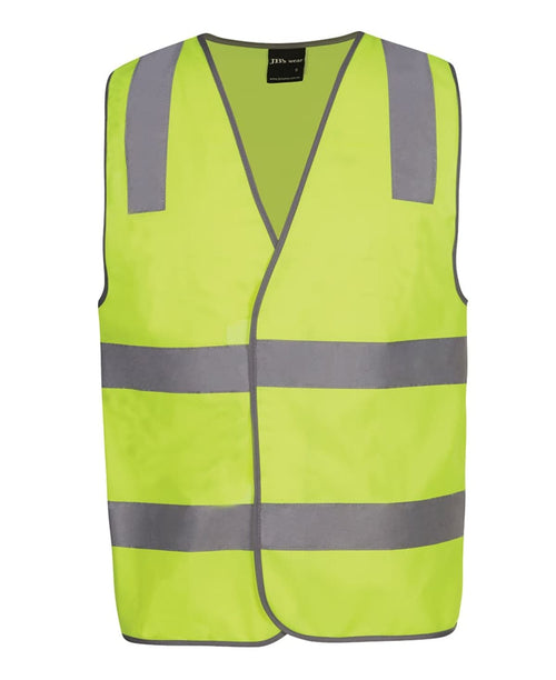JB's Hv (D+N) Safety Vest Print Security Lime