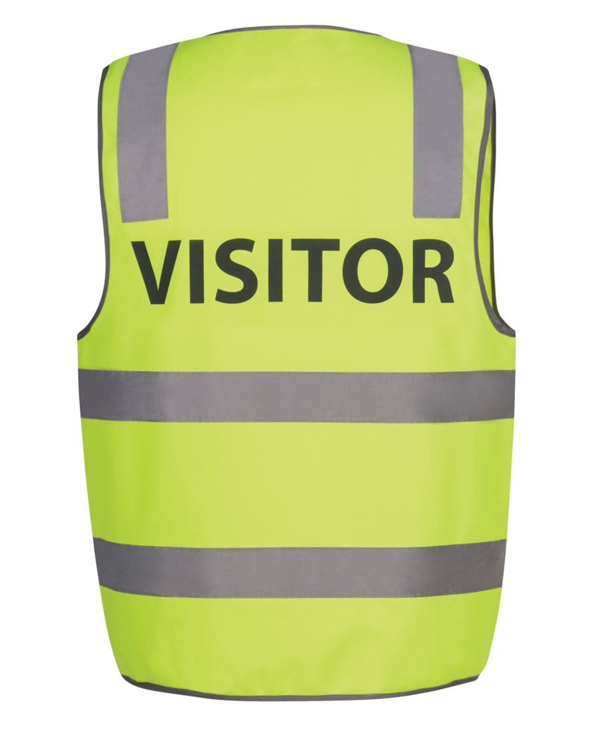 JB's Hv (D+N) Safety Vest Print Visitor Lime