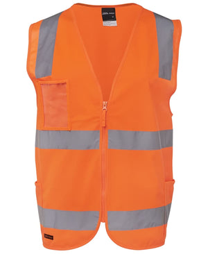 JB's Hi Vis (D+N) Zip Safety Vest