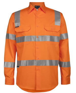 JB's Hi Vis (D+N) L/S 150g AUST. Rail Work Shirt