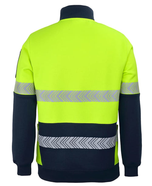 JB's Hv 330 G 1/2 Zip Segmented Tape Fleece Orange/Navy