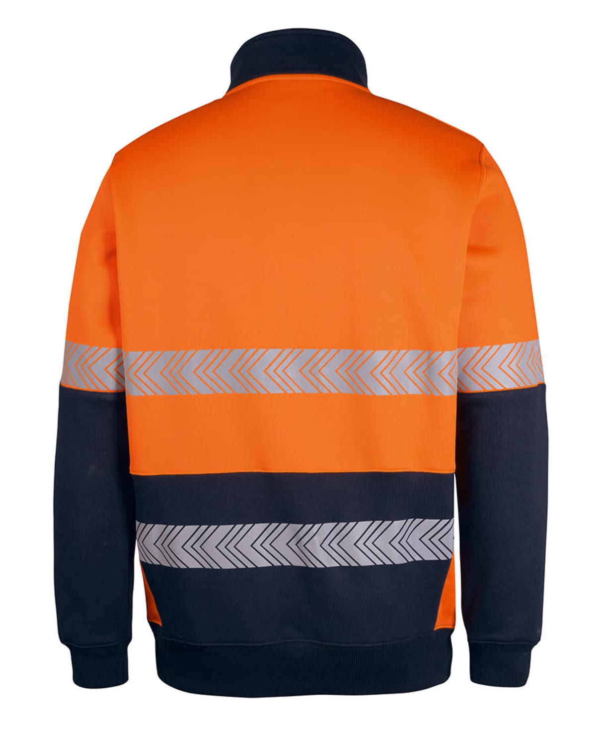 JB's Hv 330 G 1/2 Zip Segmented Tape Fleece Orange/Navy