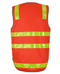 JB's Vic Road (D+N) Zip Safety Vest Orange