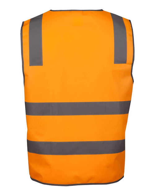 JB's Vic Rail (D+N) Zip Safety Vest Orange