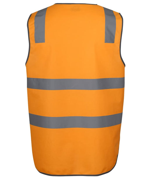 JB's Aust. Rail (D+N) Zip Safety Vest Orange